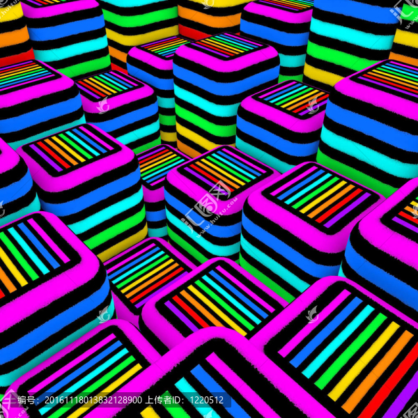 涂鴉噴涂線3D渲染組成