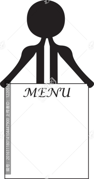 男子拿著菜單-匯圖網(wǎng) www.fosd68.com 男子拿著菜單