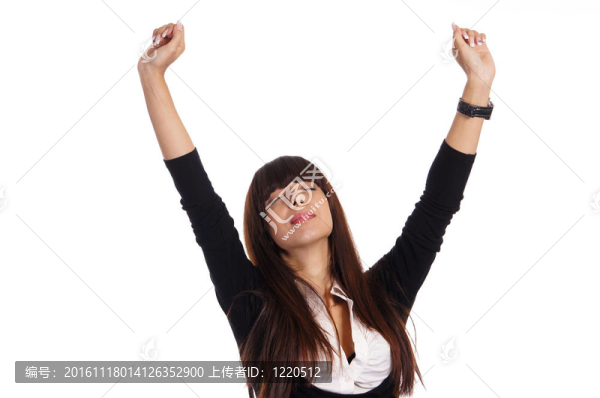 可愛的女人肖像