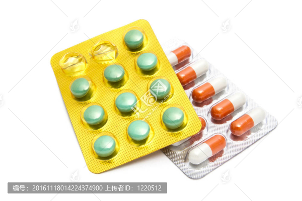 五顏六色的藥片