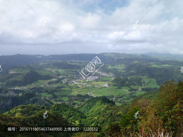 空中的風(fēng)景在亞速爾群島