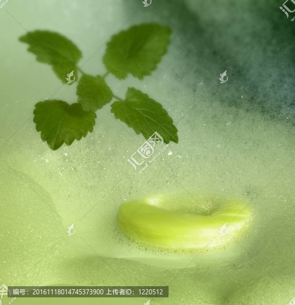 肥皂和泡沫的新鮮