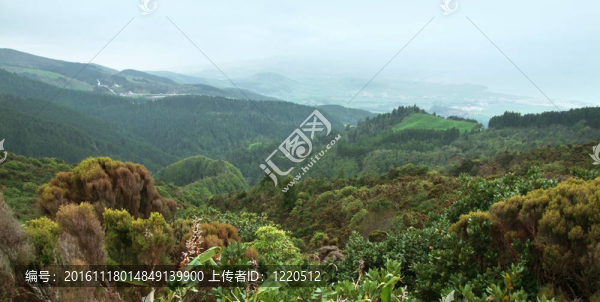 在亞速爾群島沿海風(fēng)景全景