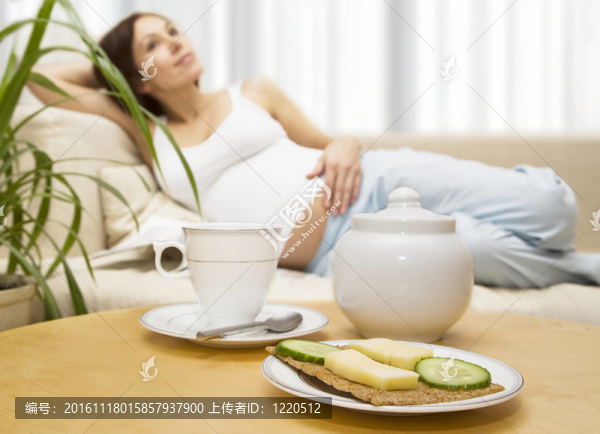 懷孕的女人