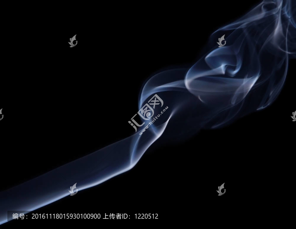 摘要藍色煙霧