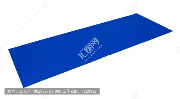 藍(lán)色瑜伽運(yùn)動(dòng)墊