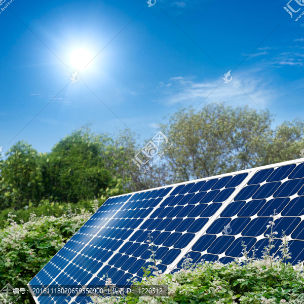 太陽能電池板的概念