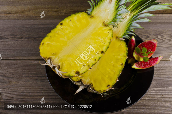 菠蘿、無花果