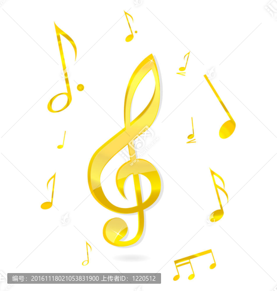 抽象音樂鍵符號