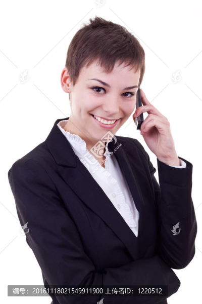 電話上的商業(yè)女人