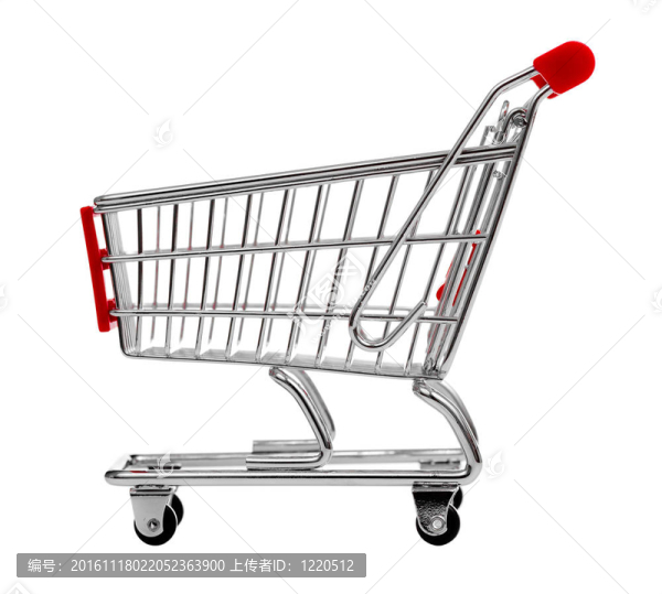 白色購(gòu)物車(chē)