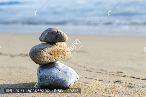海灘上的石頭