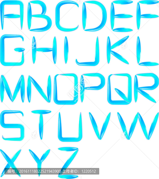 AQUA的字母