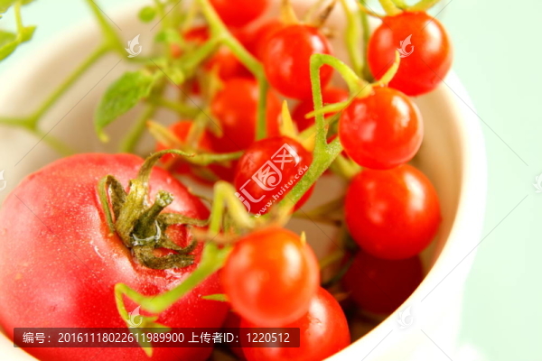 杯子里的西紅柿