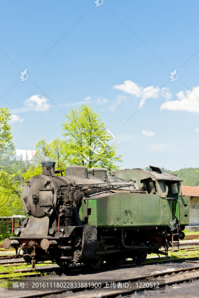蒸汽機(jī)車；Oskova交貨點(diǎn)；Bosnia和Hercegovina