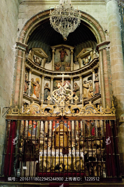 托里-迪蒙科爾武教堂內(nèi)部；山后；葡萄牙