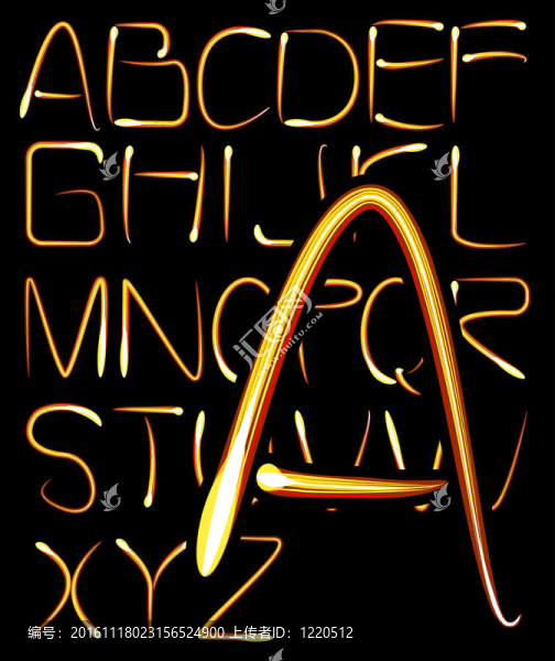 光字母