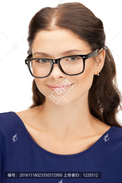 幸福和微笑的女人