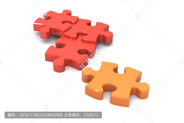 團隊拼圖的概念