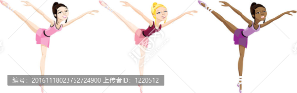 3芭蕾舞演員的不同背景