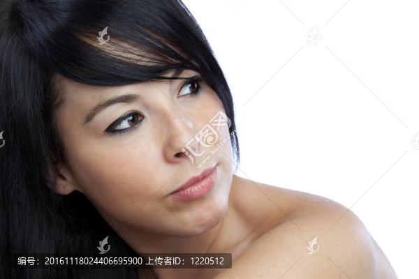 美麗的Young,Woman