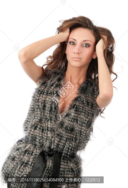 美麗時(shí)尚的年輕女人