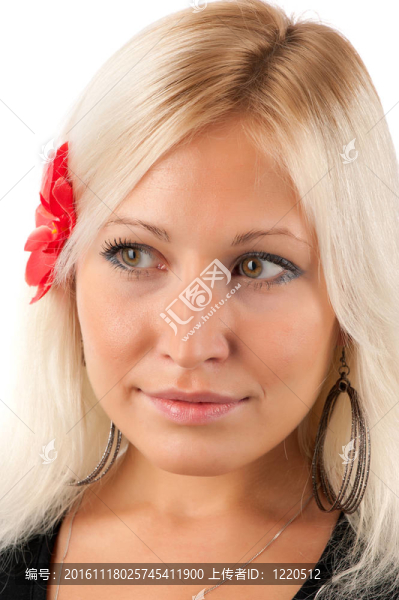 年輕美女的肖像