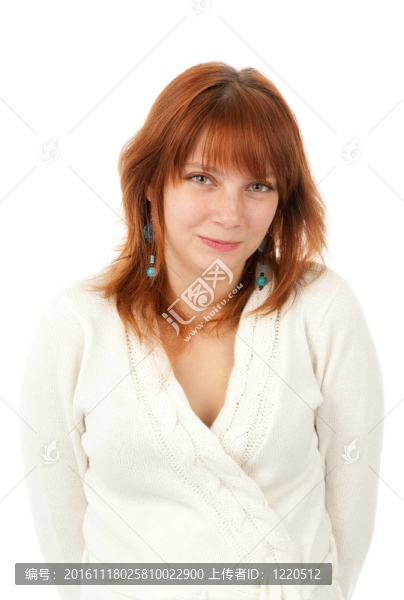 美麗的微笑的女人