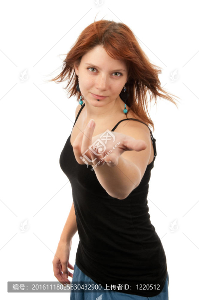 一個美麗的年輕女人的肖像