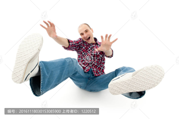 落下的年輕人
