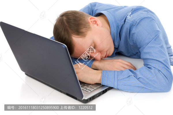 疲憊的年輕人