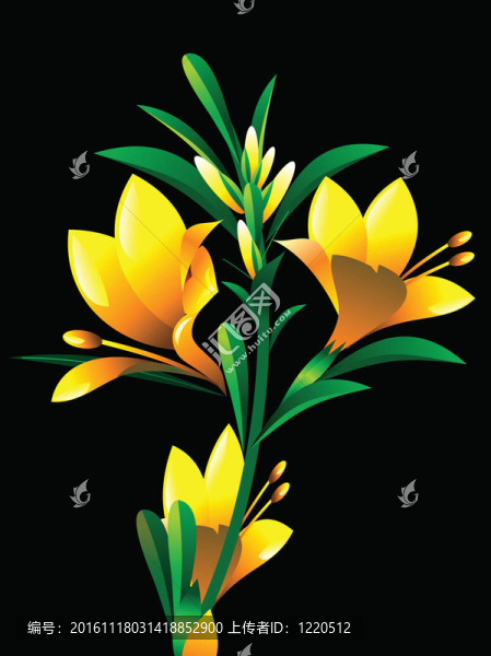 詳細(xì)的黃色的花-匯圖網(wǎng) www.fosd68.com 詳細(xì)的黃色的花