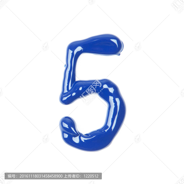 藍色石油數(shù)字-五
