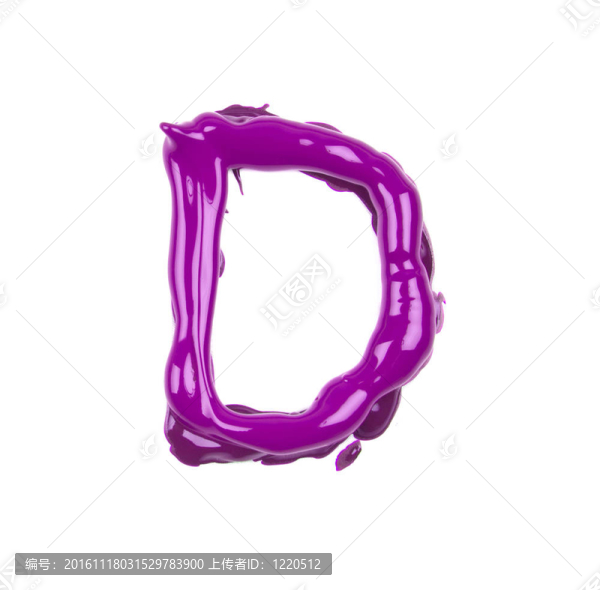 粉紅油字母表