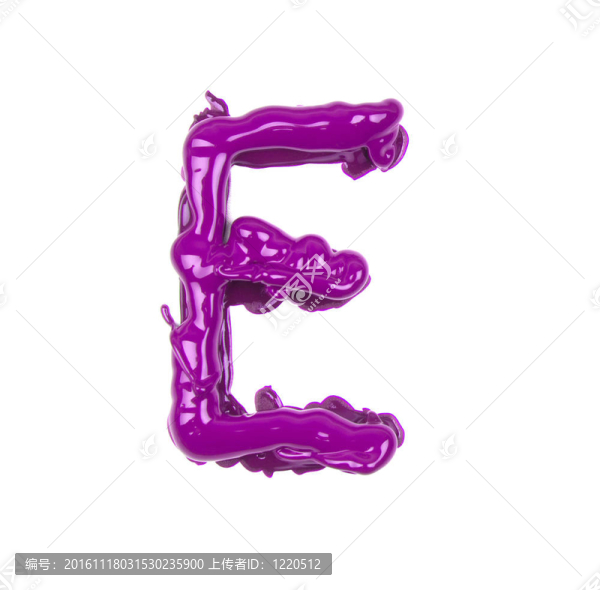 粉紅油字母表