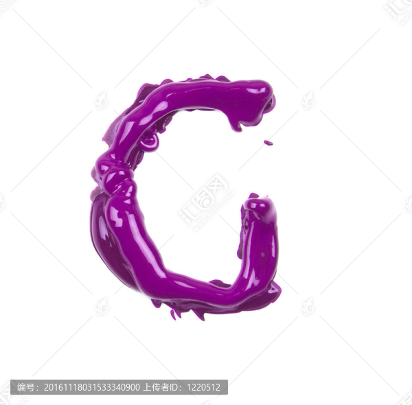 粉紅油字母表