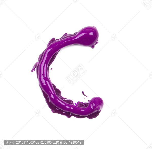 粉紅油字母表