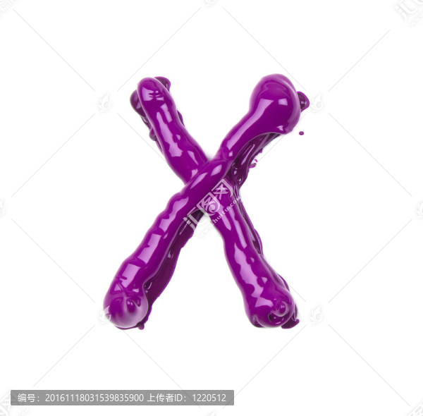 粉紅油字母表
