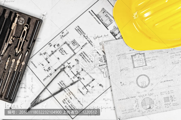 用工人工具建造施工圖