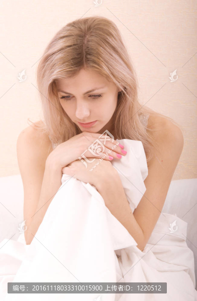 悲傷的女人
