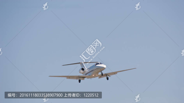 起飛后豪華私人飛機(jī)