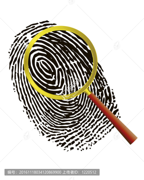 在一個(gè)放大的指紋-匯圖網(wǎng) www.fosd68.com 在一個(gè)放大的指紋