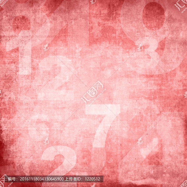 復古風格的數(shù)字