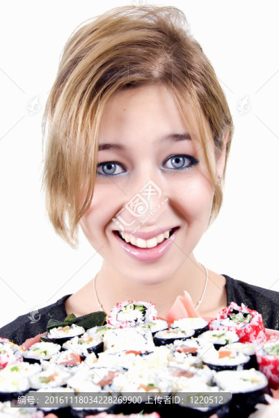 女孩與壽司