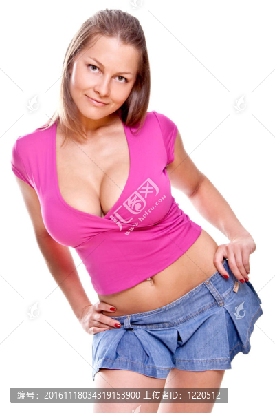 裙子上的漂亮女人
