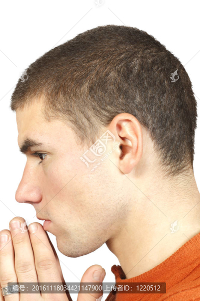 一個祈禱的人的肖像