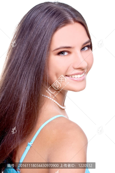 穿藍(lán)色衣服的女人