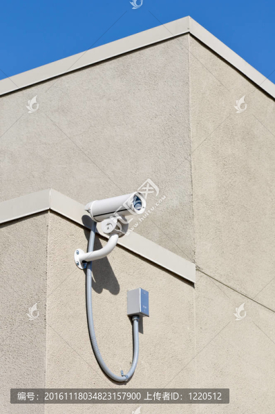 建筑物的安全攝像頭