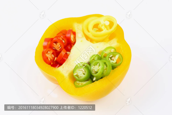 半切黃辣椒