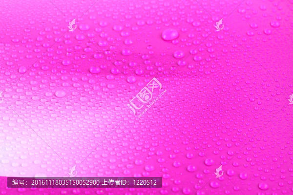 粉紅色的小水滴
